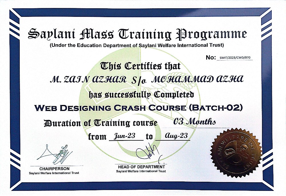 Saylani Mass IT Training